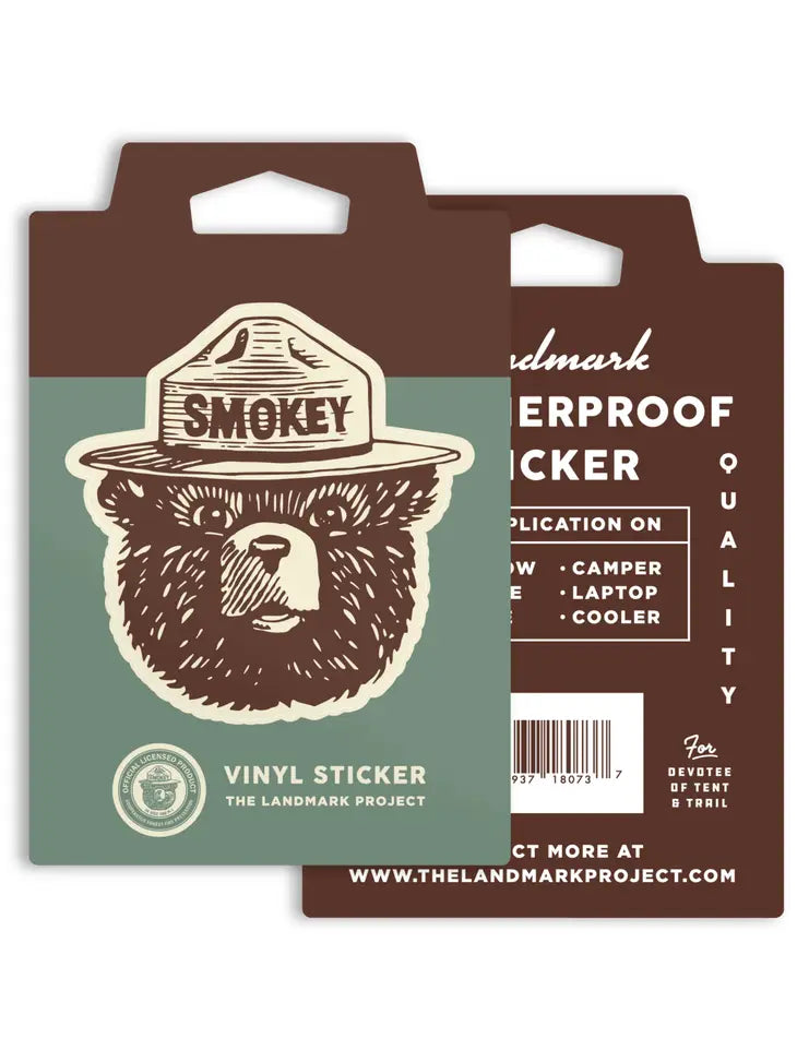 Load image into Gallery viewer, Smokey Bear Logo Sticker
